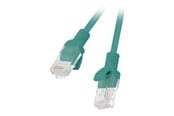 Verkkokaapelit - Lanberg patch cable - 1 m - green RAL 6024 - Vihreä - PCU6-10CC-0100-G