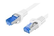 Verkkokaapelit - Lanberg patch cable - 1 m - white RAL 9010 - Valkoinen - PCF6A-10CC-0100-W