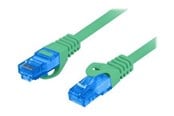 Verkkokaapelit - Lanberg patch cable - 1.5 m - green RAL 6024 - Vihreä - PCF6A-10CC-0150-G