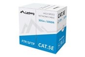Verkkokaapelit - Lanberg bulk cable - 305 m - grey RAL 7035 - Harmaa - LCS5-11CU-0305-S