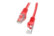 Verkkokaapelit - Lanberg patch cable - 1 m - red RAL 3017 - Punainen - PCF6-10CC-0100-R
