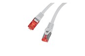 Verkkokaapelit - Lanberg patch cable - 25 cm - grey - Harmaa - PCF6-10CU-0025-S