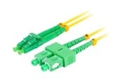 Verkkokaapelit - Lanberg patch cable - 2 m - yellow - Vihreä - FO-SALA-SD11-0020-YE