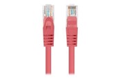 Verkkokaapelit - Lanberg patch cable - 7.5 m - RAL 3017 - Punainen - PCU6-10CC-0750-R