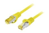 Verkkokaapelit - Lanberg patch cable - 50 cm - yellow RAL 1016 - Keltainen - PCF6A-10CU-0050-Y