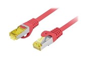 Verkkokaapelit - Lanberg patch cable - 1 m - red RAL 3017 - Punainen - PCF6A-10CU-0100-R