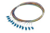 Verkkokaapelit - Lanberg pigtail - 2 m - multicolour - Musta - FP-LCUP-SS21-1202-MC