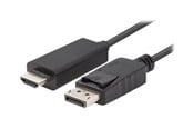 Näyttökaapeli - Lanberg adapter cable - DisplayPort / HDMI - 5 m - CA-DPHD-11CC-0050-BK