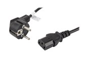 Sisäiset virtakaapelit - Lanberg - power cable - power CEE 7/7 to power IEC 60320 C13 - 1.8 m - CA-C13C-15CC-0018-BK