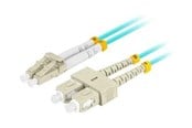 Verkkokaapelit - Lanberg patch cable - 1 m - aqua - Sininen - FO-LUSU-MD31-0010-TQ
