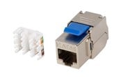 Verkkokaapelit - Lanberg keystone module - silver - Hopea - KSF5-4000