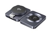 Puhelin - Adapterit & Laturit - Unitek P1300A charging station - 3-in-1 foldable Qi2 - 15 watt - P1300AGY01