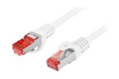 Verkkokaapelit - Lanberg patch cable - 25 cm - white - Valkoinen - PCF6-10CU-0025-W