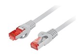 Verkkokaapelit - Lanberg patch cable - 15 m - grey - Harmaa - PCF6-10CU-1500-S