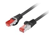 Verkkokaapelit - Lanberg patch cable - 15 m - black - Musta - PCF6-10CU-1500-BK