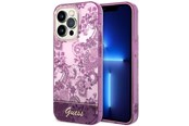 Puhelin - Kannet ja kotelot - GUESS Porcelain Collection case for iPhone 14 Pro Max - fuchsia - 3666339064396
