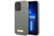 Puhelin - Kannet ja kotelot - GUESS GUHMP13LSPLG iPhone 13 Pro / 13 6.1" grey/grey hard case Silicone Logo Plate MagSafe - 3666339056919