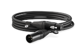 Audiokaapelit - Røde XLR Cable - Musta - 3 m - XLR3M