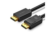 Näyttökaapeli - UGREEN DP102 DP 1.2 / DP 1.2 4K Cable - 3m - Black - 10212