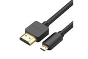 Näyttökaapeli - UGREEN 30102 HDMI to micro HDMI Cable (HDMI V2.0 / 4K 60Hz / 30AWG) - 1.5m - Black - 30102