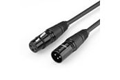 Audiokaapelit - UGREEN AV130 Audio Cable XLR (female) - XLR (male) for Microphone / Amplifier - 2m - Black - 20710B