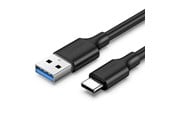 USB kaapelit - UGREEN US184 USB-A 3.0 / USB-C 3A cable - 1m - Black - 20882