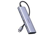 USB hub - UGREEN CM473 USB-C HUB - 2xUSB-A / 2xUSB-C - 20cm USB hub - 4 porttia - USB 3.0 - Harmaa - 15395