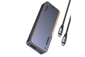 Kovalevyt - lisätarvikkeet - UGREEN D703 USB4 40Gb/s M.2 NVMe SSD Enclosure with Active Cooling - Gray - 65727
