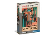 Palapelit - Clementoni Puzzle Style in the City New York - Compact Box 1000 pieces Lattia - 37116