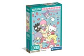 Palapelit - Clementoni Puzzle Hello Kitty - Compact Box 1000 pieces Lattia - 37117