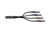 Verkkokaapelit - NVIDIA LinkX 800GBase-CU to 200GBase-CU direct attach splitter cable - 2 m - Musta - 2m - 980-9I80C-00N002