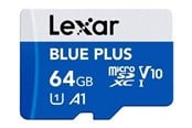 Muistikortti - Lexar BLUE PLUS - flash memory card - 64 GB - microSDXC UHS-I - LMSBLPL064G-BNANG