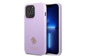 Puhelin - Kannet ja kotelot - GUESS GUHCP13XPS4MU iPhone 13 Pro Max 6.7" purple/purple hardcase Saffiano 4G Small Metal Logo - 3666339048075