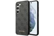 Puhelin - Kannet ja kotelot - GUESS GUHCS23SG4GFGR S23 S911 grey/grey hardcase 4G Metal Gold Logo - 3666339116958