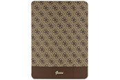 Tabletti - Kannet & Suojakotelot - GUESS 4G Stripe Allover case for iPad Pro 12.9" - brown - 3666339119300