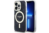 Puhelin - Kannet ja kotelot - GUESS GUHMP14LPCUMAK iPhone 14 Pro 6.1" black/black hardcase Marble MagSafe - 3666339118303