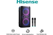 Kannettavat & Bilekaiuttimet - Hisense Party Storm - 300 W - Bluetooth - with 2 Microphones - Party Storm 1