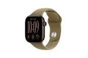 Älykellot, Urheilukellot & Aktiivisuusrannekkeet - Apple Watch Series 12 GPS 42mm Dark Bronze Aluminium Case with Olive Sport Band - M/L - MJEG4QN/A