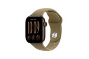 Älykellot, Urheilukellot & Aktiivisuusrannekkeet - Apple Watch Series 12 GPS + Cellular 42mm Dark Bronze Aluminium Case with Olive Sport Band - S/M - MJG44QN/A