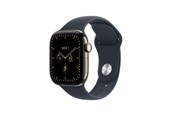 Älykellot, Urheilukellot & Aktiivisuusrannekkeet - Apple Watch Series 12 GPS + Cellular 42mm Natural Titanium Case with Navy Blue Sport Band - M/L - MJGG4QN/A