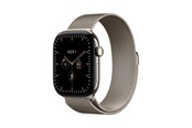 Älykellot, Urheilukellot & Aktiivisuusrannekkeet - Apple Watch Series 12 GPS + Cellular 46mm Natural Titanium Case with Natural Milanese Loop - M/L - MJGQ4QN/A