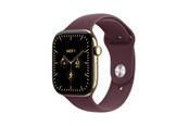 Älykellot, Urheilukellot & Aktiivisuusrannekkeet - Apple Watch Series 12 GPS + Cellular 46mm Radiant Gold Titanium Case with Burgundy Sport Band - M/L - MJGT4QN/A