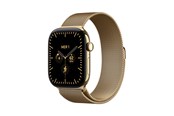 Älykellot, Urheilukellot & Aktiivisuusrannekkeet - Apple Watch Series 12 GPS + Cellular 46mm Radiant Gold Titanium Case with Radiant Gold Milanese Loop - S/M - MJGU4QN/A