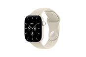 Älykellot, Urheilukellot & Aktiivisuusrannekkeet - Apple Watch Series 12 GPS + Cellular 42mm Pearl White Ceramic Case with Sand Sport Band - M/L - MJGX4QN/A