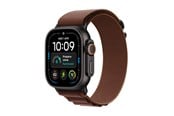 Älykellot, Urheilukellot & Aktiivisuusrannekkeet - Apple Watch Ultra 4 GPS + Cellular 49mm Black Titanium Case with Burgundy Alpine Loop - M - MJC14DH/A
