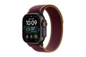 Älykellot, Urheilukellot & Aktiivisuusrannekkeet - Apple Watch Ultra 4 GPS + Cellular 49mm Black Titanium Case with Burgundy Trail Loop - S/M - MJC34DH/A