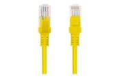 Verkkokaapelit - Lanberg patch cable - 50 cm - yellow RAL 1028 - Keltainen - PCU5-10CC-0050-Y
