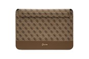 Järjestelmän lisävarusteet - GUESS 4G Stripe Metal Logo case for a 14" laptop - brown - 3666339110833