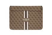 Järjestelmän lisävarusteet - GUESS 4G Printed Stripes cover for a 14" laptop - brown - 3666339120535