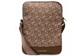 Laukut - GUESS Bag GUTB10HGCFSEW 10" brown/brown GCube Stripe Tablet Bag - 3666339120368